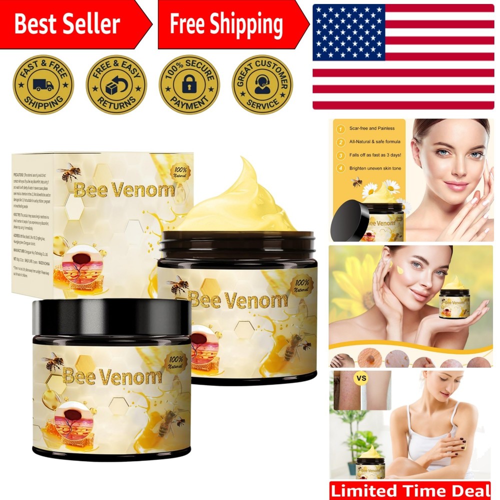 Moisturizing Bee Venom Treatment – Travel-Friendly Cream for All Skin Types