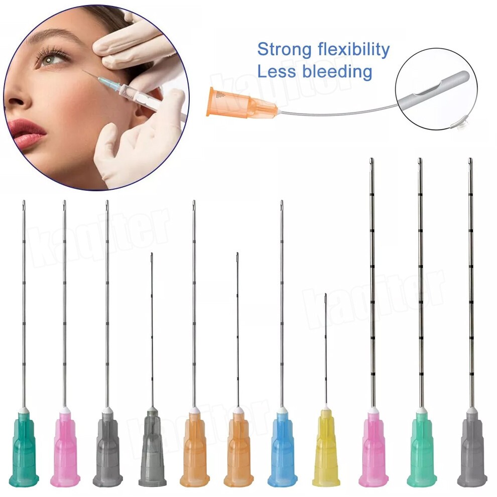 Disposable Puncture Micro Blunt-Tip Cannula for Fillers 18/21/22/23/25/27/30G US