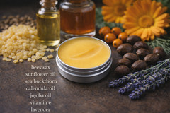 Norse Organics Balm for Pimples and Sensitive, Blemish Prone Skin, Beeswax