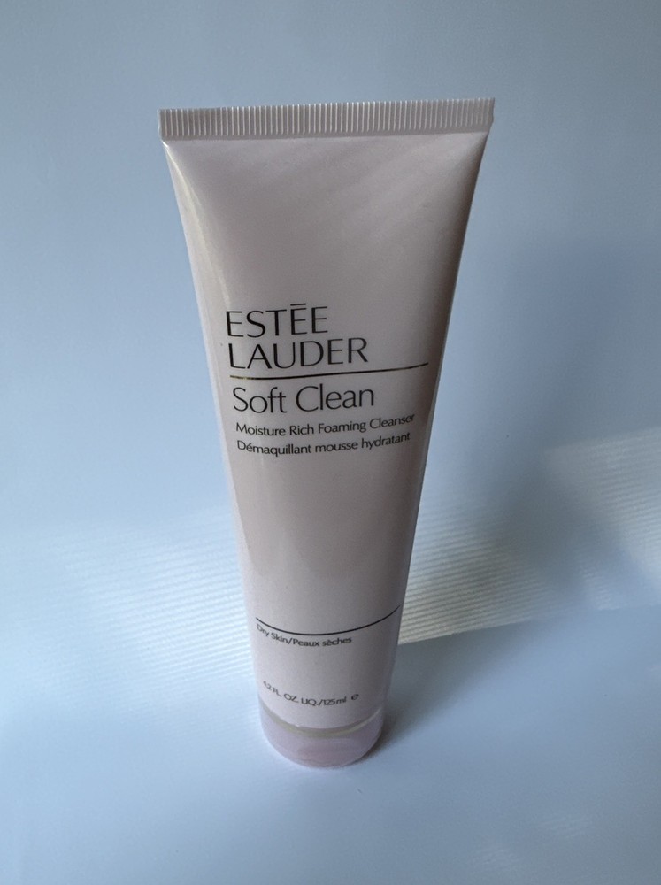 Estée Lauder Soft Clean Moisture Rich Foaming Cleanser Full Size 4.2 fl oz