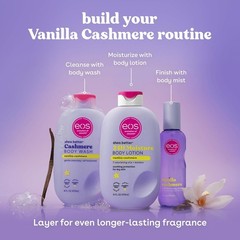eos Shea Better Body Lotion Vanilla Cashmere 24Hr Moisture Vegan 16 Fl Oz