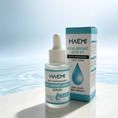 Haemi Hyaluronic Acid 2% Serum with Niacinamide -Anti-Aging & Wrinkle Face Serum