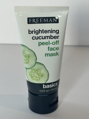 Freeman Brightening Cucumber Peel-Off Face Mask Lot of 2 – 1.5 fl oz / 44 mL Ea