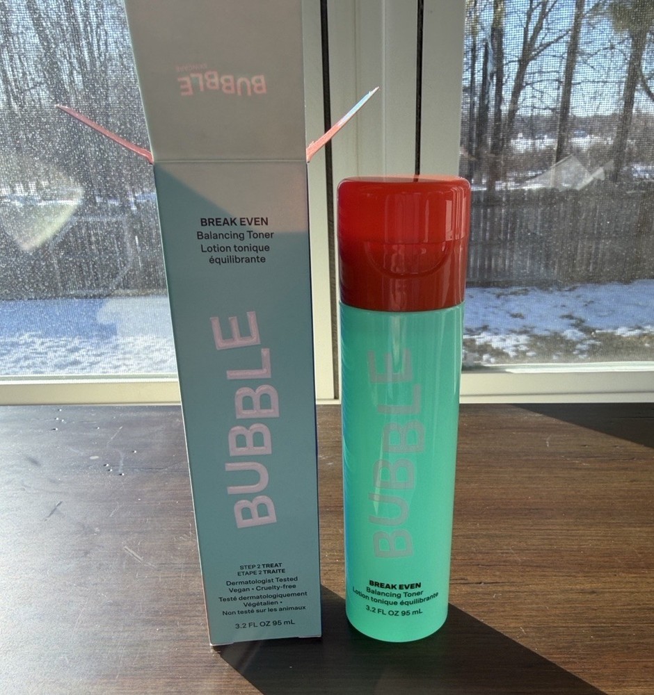 Bubble Break Even Balancing Toner Step 2 TREAT Dermatologist Tested – 3.2 FL OZ