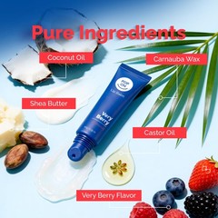 Moisturizing Lip Balm with Shea Butter & Vitamin E for Dry Sensitive Lips 3-Pack