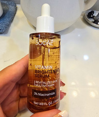 SOOAE Vitamin C Brightening Face Serum, 3% Niacinamide, 1.69 fl oz