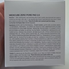 medicube Zero Pore Pad 2.0 Toner Pads 70ct 5.46oz AHA/BHA for Pores