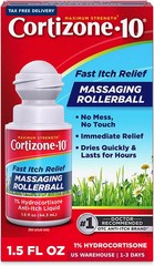 Cortizone-10 Maximum Strength Itch Relief Massaging Rollerball, 1% Hydrocortison
