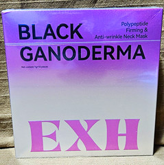 EXH Black Ganoderma Polypeptide Firming Anti-Wrinkle Neck Mask 7g x10