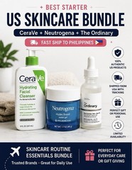US Skincare Bundle – CeraVe + Neutrogena + The Ordinary-Fast Ship to Philippines